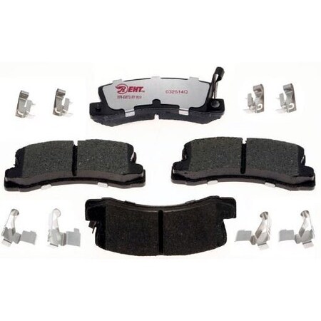 R/M Brakes BRAKE PADS OEM OE Replacement Hybrid Technology Includes Mounting Hardware EHT325H